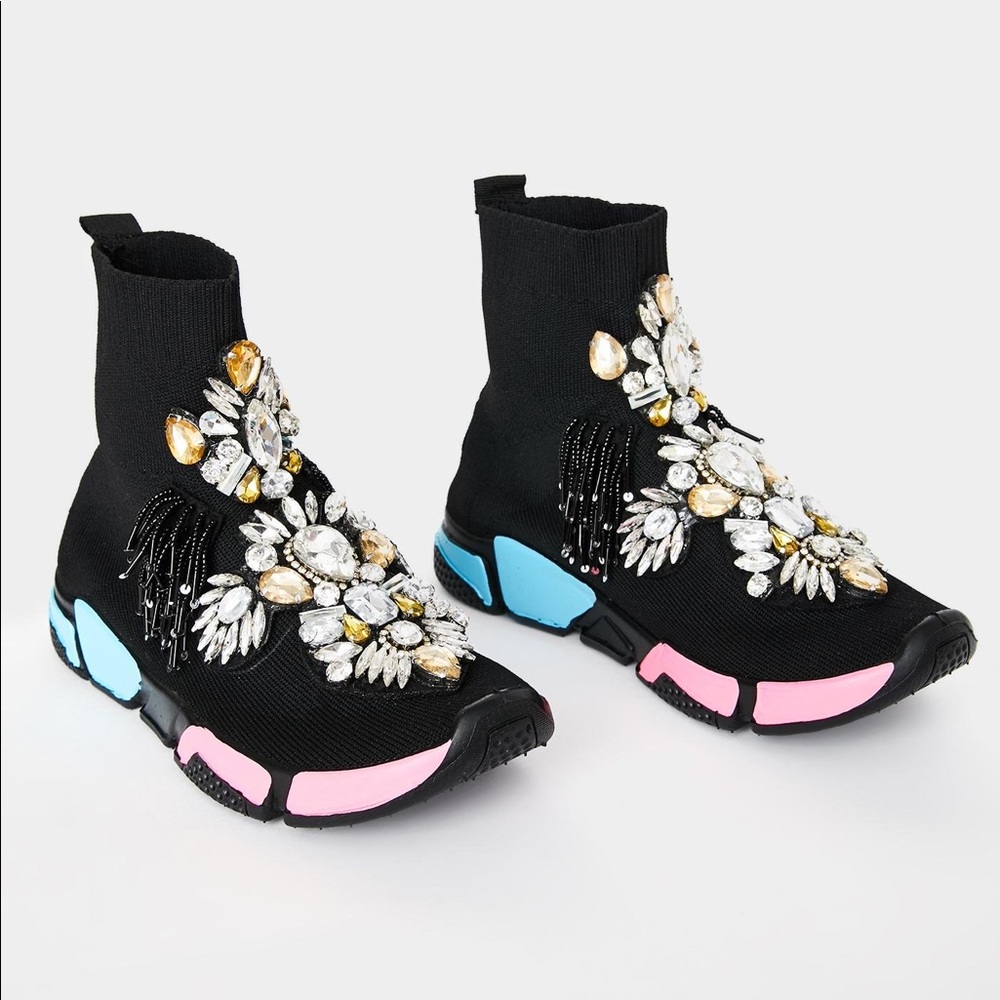 Azalea Wang Formation studded sock shoes
